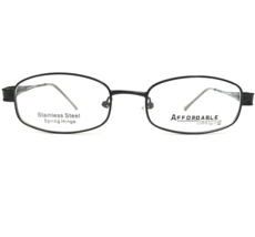 Affordable Designs Eyeglasses Frames NANCY M.BLACK Rectangular 52-18-135 - £20.75 GBP