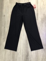 Spanx Bod-A-Bing Womens Large Black Slim X Wide Leg Straight Pant Built ... - $49.50