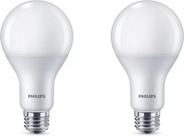 Philips LED A21 E26 100W DL Bulb - Pack of 2 (Open Box) - $81.15 MXN