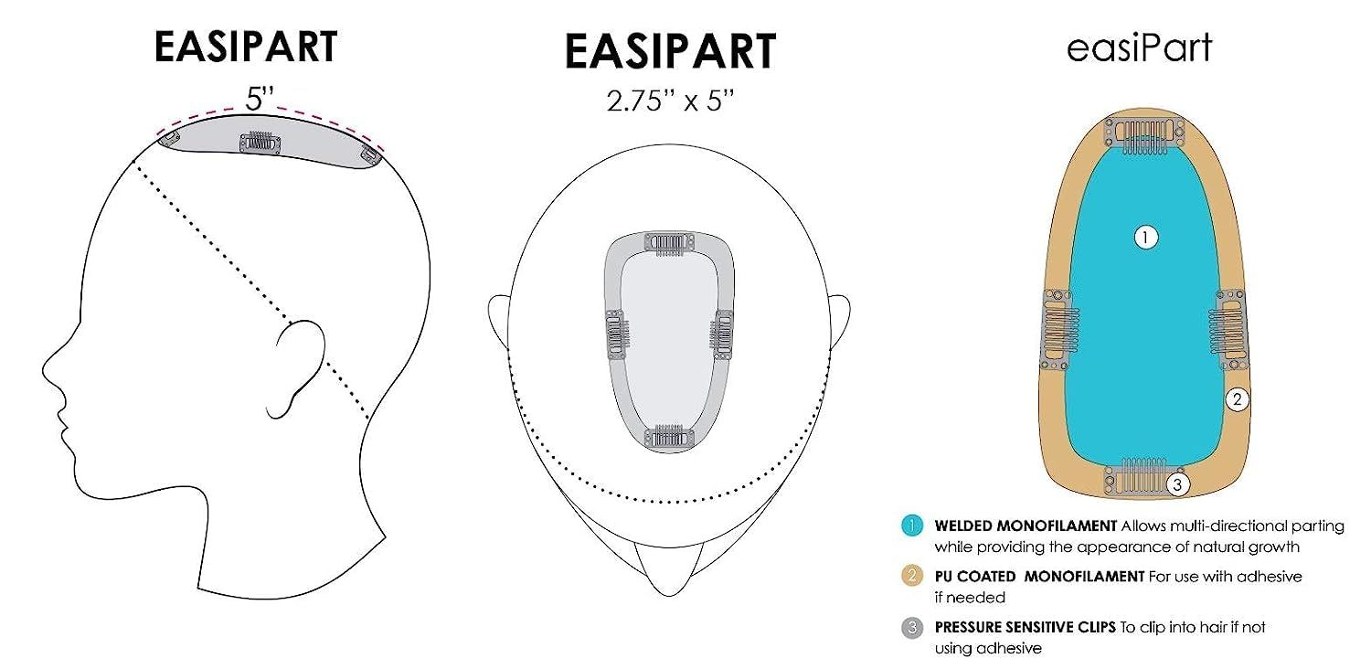 Belle of Hope Mara Ray Bundle 6 Items: Easipart French 12" Remy Human Hair Clip- Item image 10