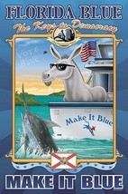 Florida Blue - The Keys to Democracy by Richard Kelly - Art Print - £17.53 GBP+