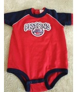 NBA Detroit Pistons Basketball Boys Red Blue Short Sleeve One Piece 18 M... - $141.50 MXN