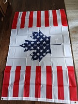 3x5 USA US American Canada Canadian Friendship Flag 3&#39;x5&#39; Grommets premium - £3.87 GBP