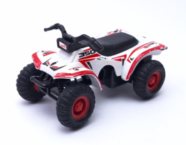 Maisto ATVs 350EX (White, Red) Diecast 2 inch - $119.63 MXN