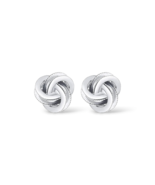 Silver Plated Stud Earrings Unisex Fashion Jewelry Women, Men - £9.45 GBP