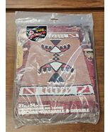 Red Heart Latch Hook Rug Pattern Canvas Only Indian Design #6671 27in x ... - $399.89 MXN