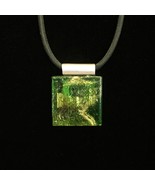 Rescued Glass Tile Pendant Jewelry (Green: RT4) - €13,67 EUR