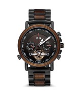 Wood Watches For Men, Mens Wooden Watch Handmade Automatic, Mechanical W... - £151.04 GBP