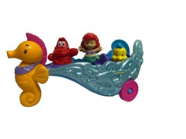 Fisher Price Little People The Little Mermaid Ariel’s Sea Carriage Toy vtd - $12.11