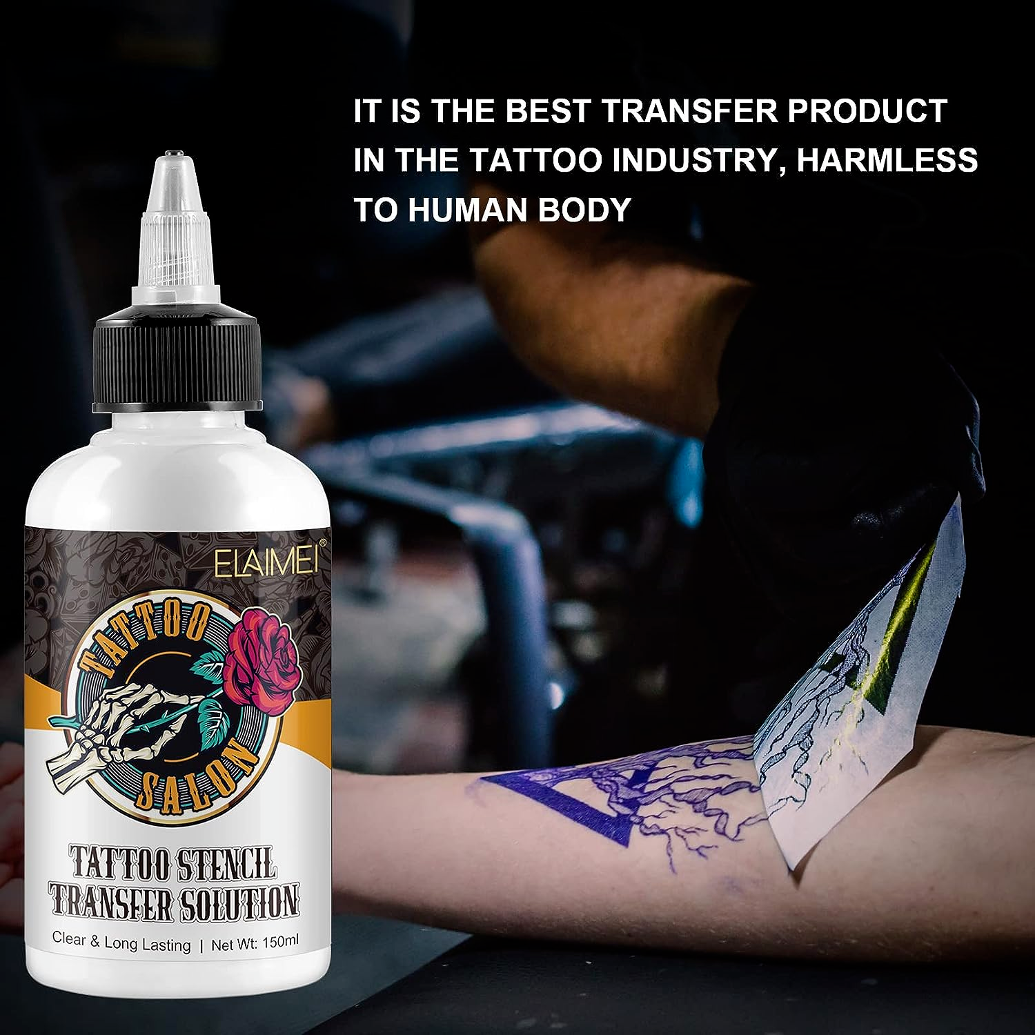 Tattoo Stencil Transfer Gel Solution, 150Ml Professional Tattoo Stencil ... - $18.98