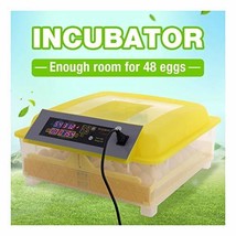 48 Digital Egg Incubator Automatic Hatcher Temperature Control Chicken - £70.92 GBP