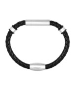 Black Rope Cylinder Bracelet Cremation Urn - $29.95