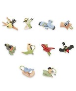 Lenox Spring Garden Birds Miniature Tree Ornaments Set 10 Blue Jay Robin... - $344.38 CAD
