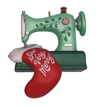 Hallmark Keepsake Sewing Machine Christmas Ornament 2023, Sew Very Merry! - £14.01 GBP