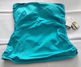 Tommy Bahama Aqua Cerulean Pearl Long Shirred Bandini Size M/M - £24.62 GBP