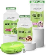 NaturalSlim Candida Cleanse Support Supplements Bundle – Candiseptic Kit... - $300.62
