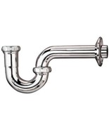 PLUMB PAK 301K 1-1/4&quot; x 1-1/4&quot; P-Trap - 17 Gauge - Less Clean Out - Chrome - $39.53