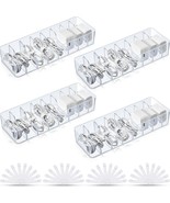 Tatuo&#39;S 4-Piece Clear Plastic Charger Cord Organizer Box Is A, And Wire ... - $40.97