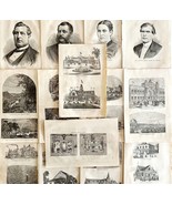 1876 Centennial Expo Worlds Fair Lot Of 14 Victorian Wood Engravings DWAA2B - $98.22 CAD