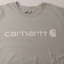 Carhartt K195-H13 Loose Fit Men's Gray Cotton Blend Heavyweight Logo T-Shirt 2XL image 6