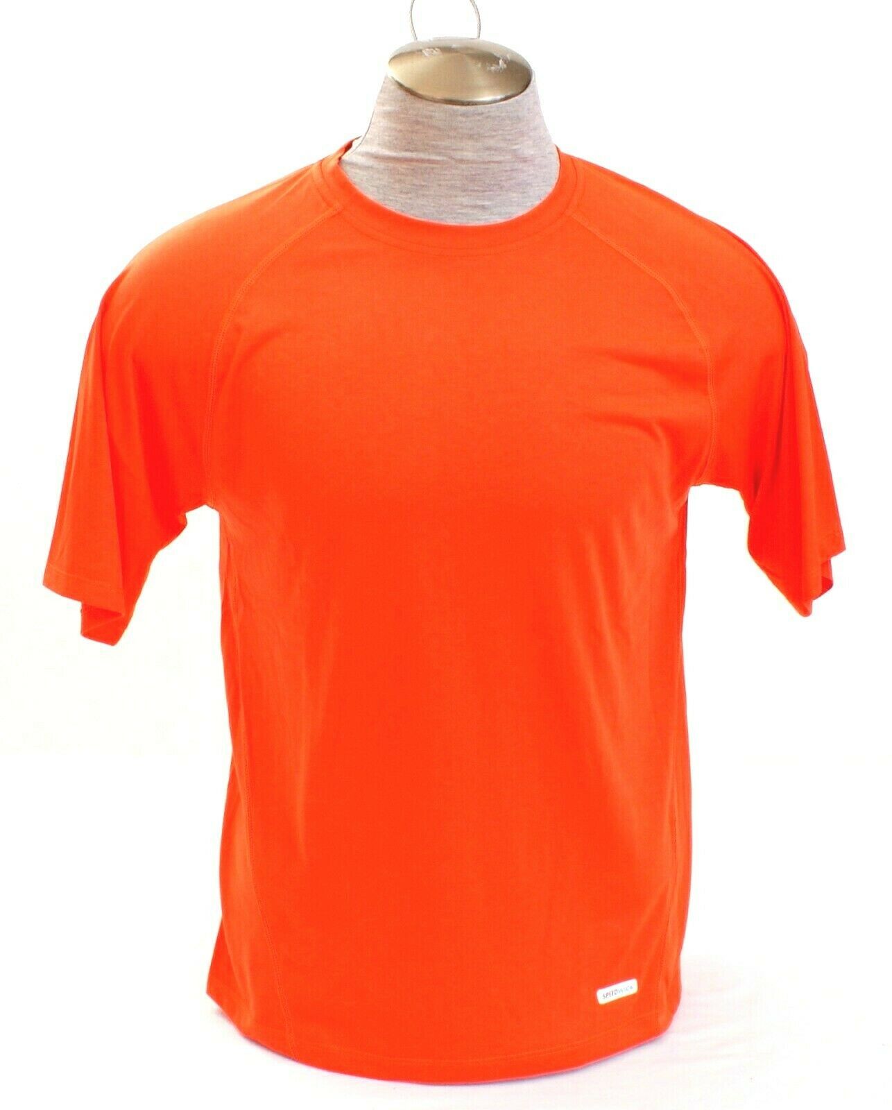 Reebok Playdry Speedwick Orange Short Sleeve Athletic Shirt Men&#39;s NWT - $22.49