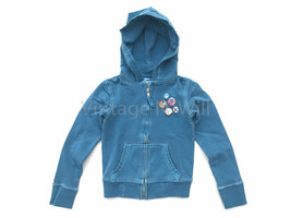 True Religion Little Kids Toddler S Puff Pin Turquoise Rock Roll Hooded Jacket - £15.56 GBP