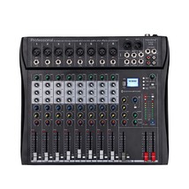 Dt8 Professional Mixer Sound Board Console 8 Channel Desk System Interface Digit - £134.15 GBP