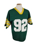 Vintage 90&#39;s Logo 7 Green Bay Packers Reggie White #92 Jersey Adult Larg... - £29.08 GBP