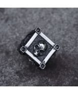 New Men’s Silver Skull Stainless Steel Fashion Ring (Sz 10) - €11,89 EUR