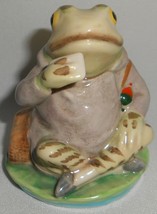 1989 Royal Albert BEATRIX POTTER - JEREMY FISHER FIGURINE Artist Signed ... - $942.11 MXN