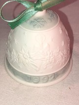 1992 LLadro  Porcelain Christmas Bell Ornament in Original Box Spain - £20.03 GBP