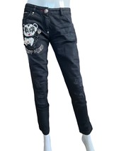 Philipp Plein Milkshake Boyfriend Cut jeans with Panda. Size 26, - $190.00