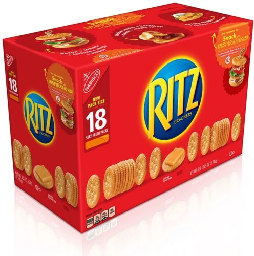 Nabisco Ritz Crackers, 61.6 Oz. (18 Pk.) - $26.59