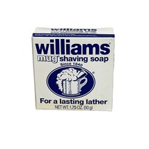 Williams Mug Shaving Soap 1.75 Oz Since 1840 For A Lasting Lather - £19.99 GBP