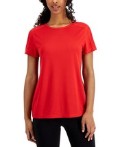 MSRP $20 Id Ideology Womens Mesh T-Shirt Red Size XS - £9.57 GBP