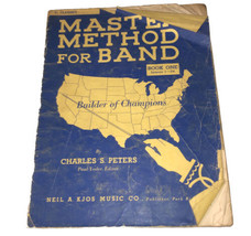 Vintage Master Method for Band Bb Clarinet Trumpet Book 1 Peters - £4.54 GBP