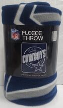 Dallas Cowboys 50&quot; by 60&quot; Fleece Throw Blanket - NFL - $14.54