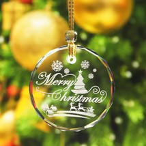 LEFERS Christmas Crystal Decoration Hanging Ornament Shiny Decor Ornament Decora - £16.87 GBP