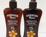 2x Hawaiian Tropic Sunscreen Protective Tanning Dry Oil Broad Spectrum S... - $17.81