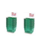 NEW 24 Standard Shopping Baskets - Chrome Handles - Metal Stand and Sign... - €193,64 EUR