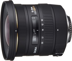 Sigma 10-20Mm F/3.5 Ex Dc Hsm Eld Sld Aspherical Super Wide Angle Lens For Nikon - £182.33 GBP