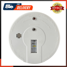 Smoke Detector With Safety Light For Hearing Impaired, Battery Operated - £19.14 GBP