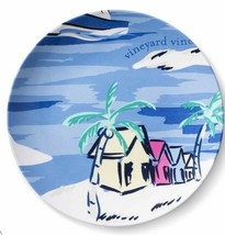 Vineyard Vines Beach Appetizer Plates Set 4 Melamine Target Summer BBQ - £31.51 GBP