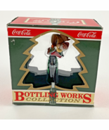 Coca Cola Christmas Tree Ornament Bottling Works Collection Elf Vintage ... - $24.70