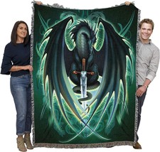 Skull Blade Blanket By Ruth Thompson By Pure Country Weavers - Gift Dragon - £55.72 GBP