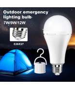 E27 9W Rechargeable LED Emergency Bulb – Reliable Battery Backup Lighting - $244.99 MXN