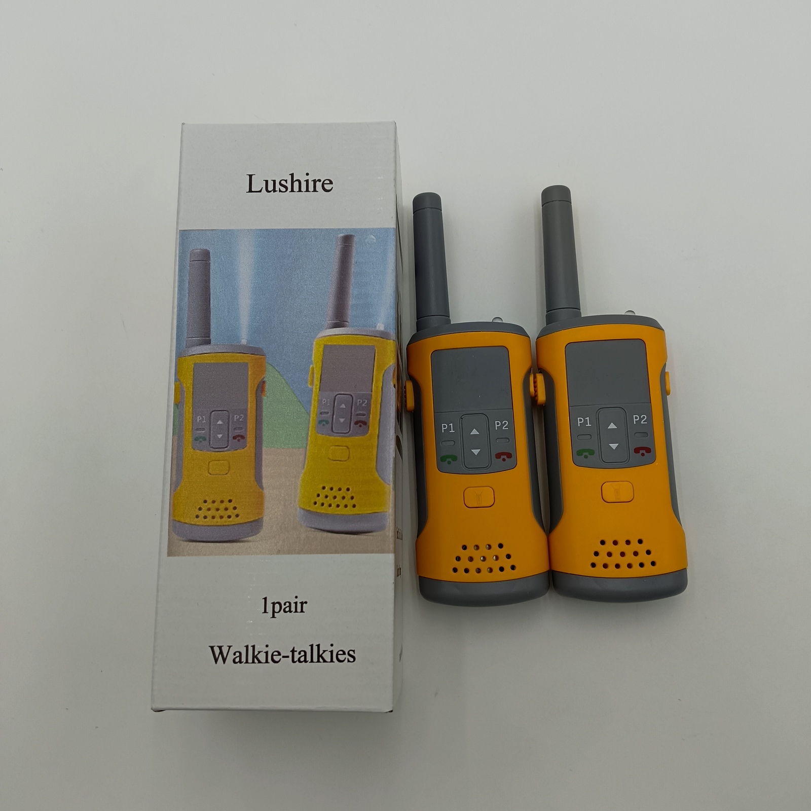 Lushire Walkie-talkies 2-Way Radio Communication Walkie Talkies, Orange ... - $26.99