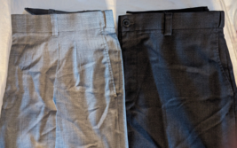 LOT 2 - L.L. Bean Men’s 38 x 28 Dress Pants 100% Wool Comfort Stretch Wa... - $48.37