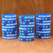 200 Autism Awareness and Support Wristbands - For Schools, Fundraisers, Groups - £51.76 GBP