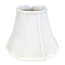 Royal Designs Flare Bottom Outside Corner Scallop Shade, White, 6.5x12x9.25 - £42.67 GBP